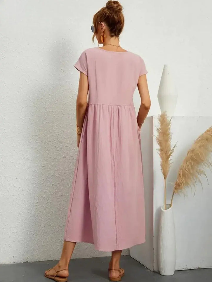 Hazel - Midi Dress with Pockets