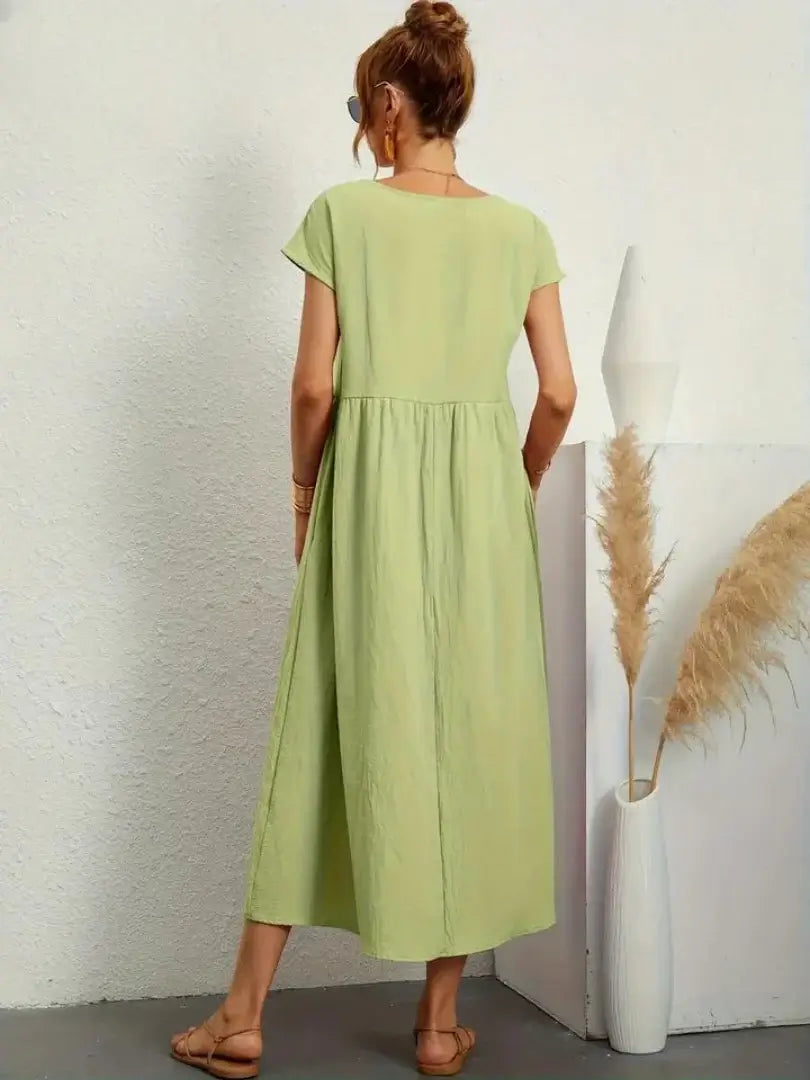 Hazel - Midi Dress with Pockets