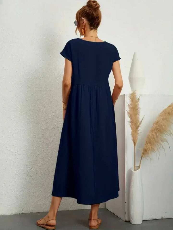Hazel - Midi Dress with Pockets