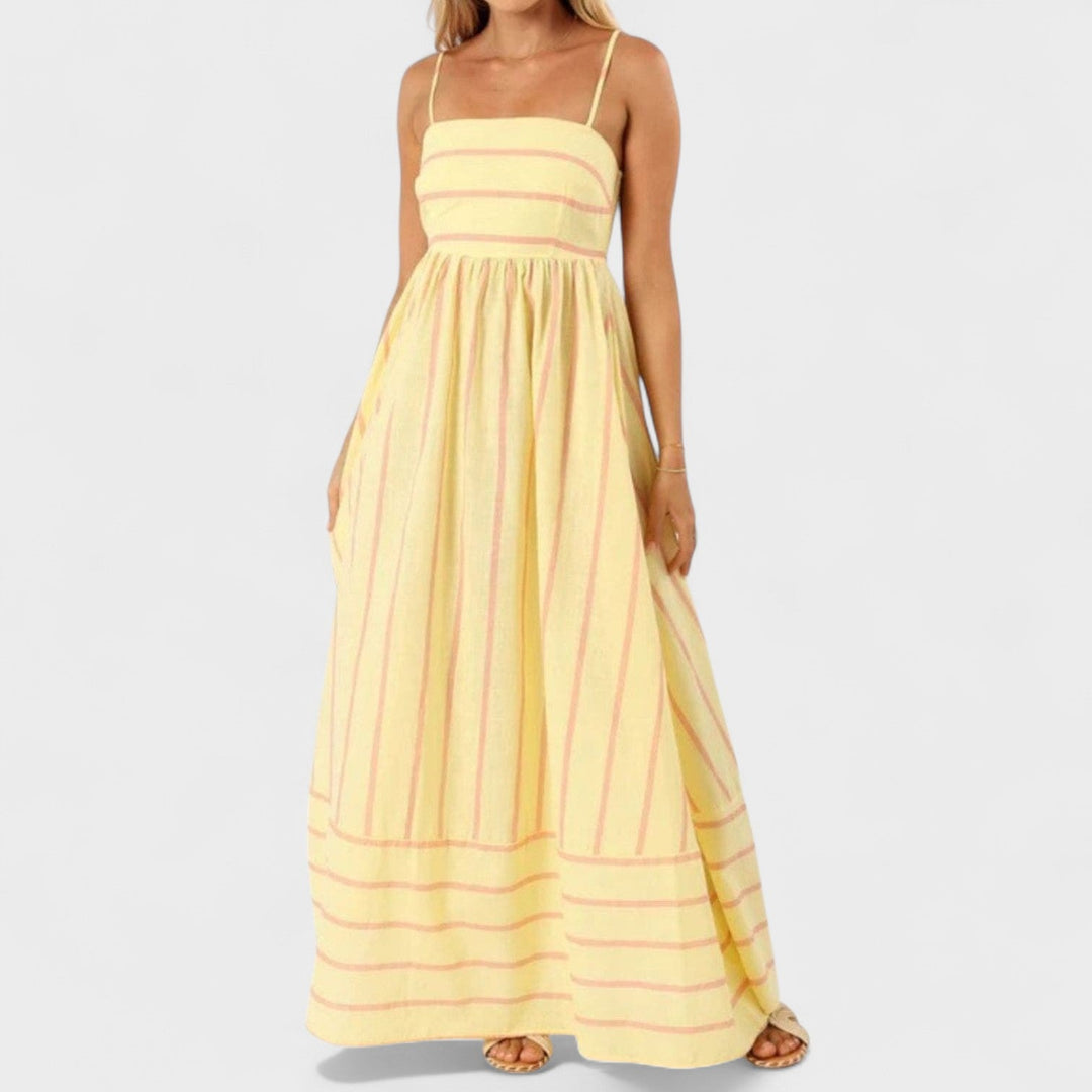 Andrea - Long Striped Dress