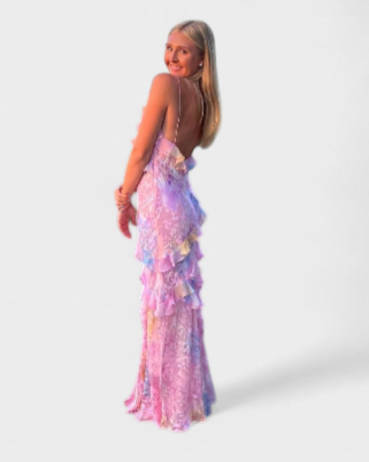 Julia - Long Dress with Ruffles
