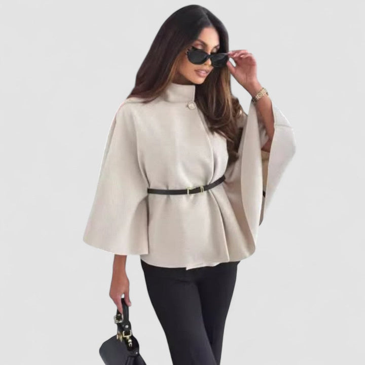 Aline - Papillon Coat with Belt