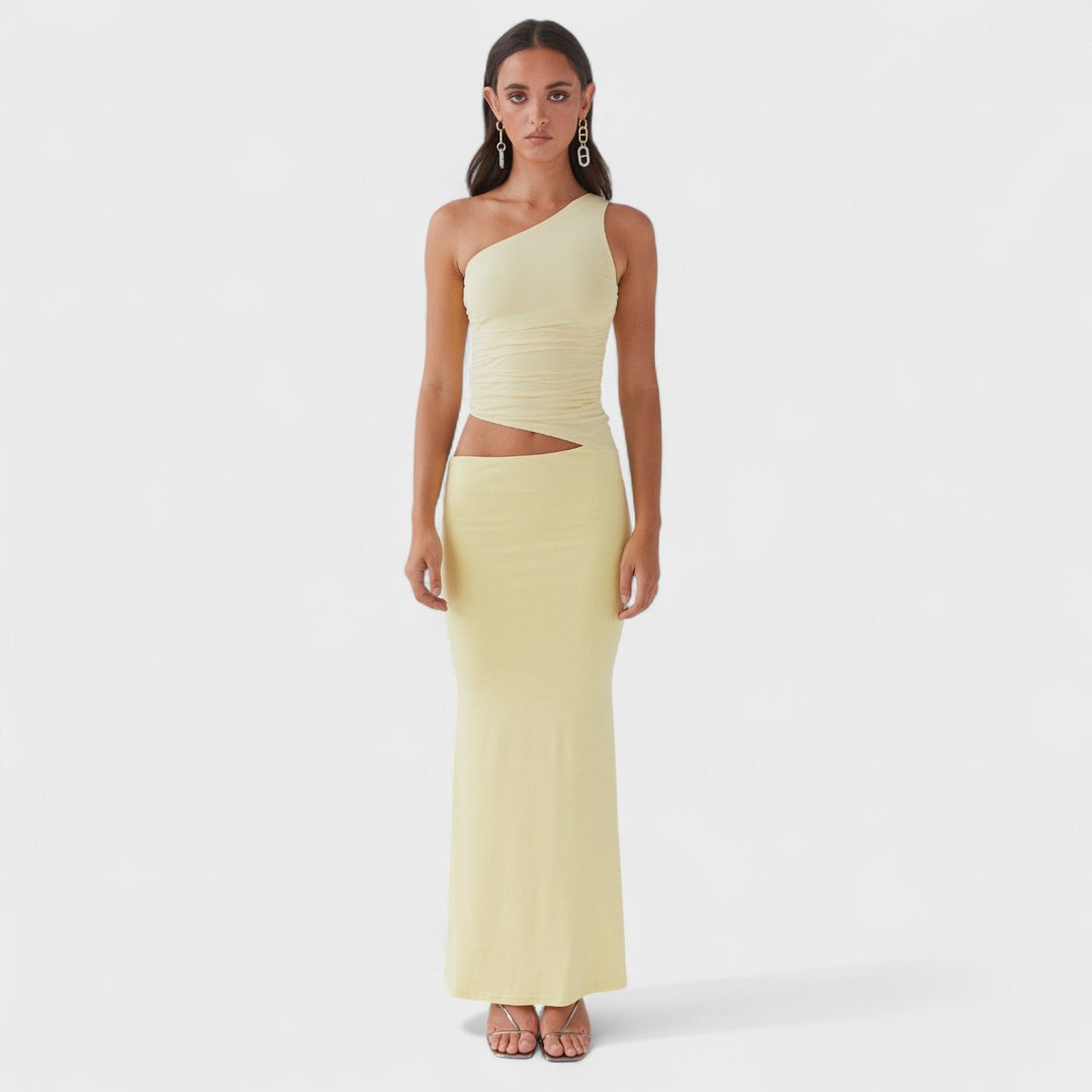 Natalia - Asymmetrical Maxi Dress