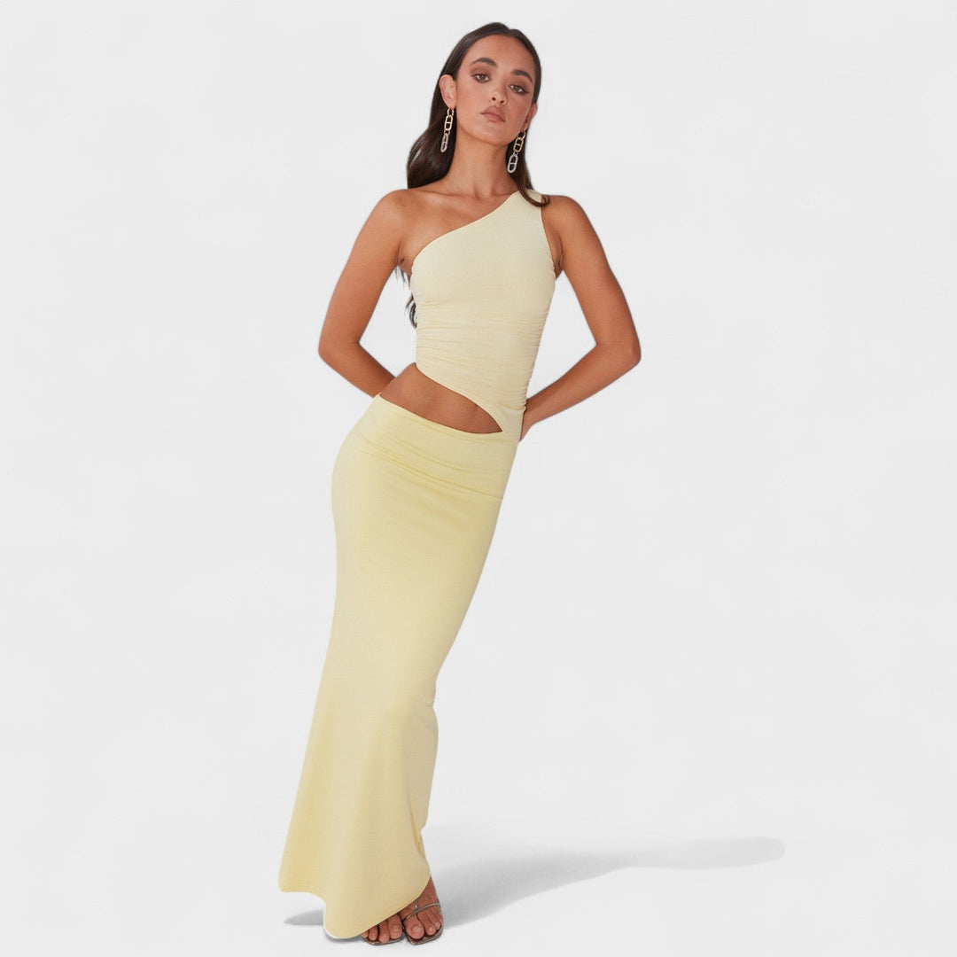 Natalia - Asymmetrical Maxi Dress
