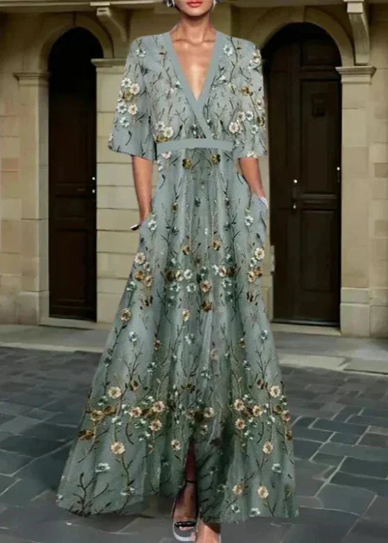 Madelyn - Elegant Floral Maxi Dress
