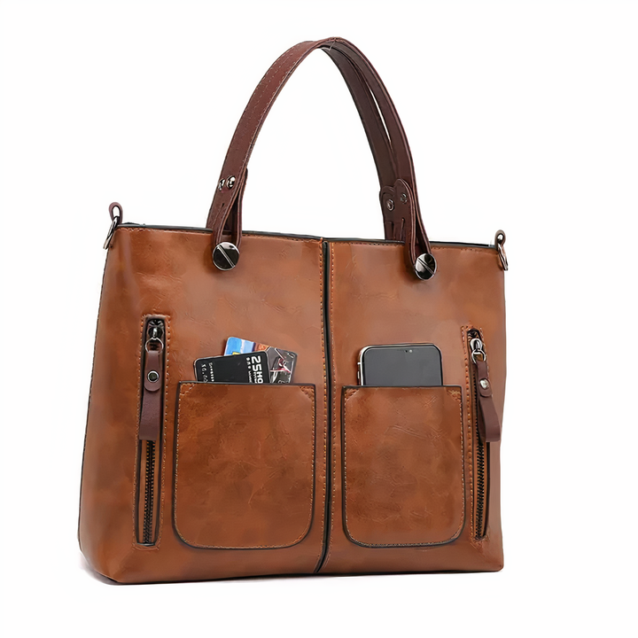 Alexandra - Iconic Retro PU Leather Crossbody Handbag