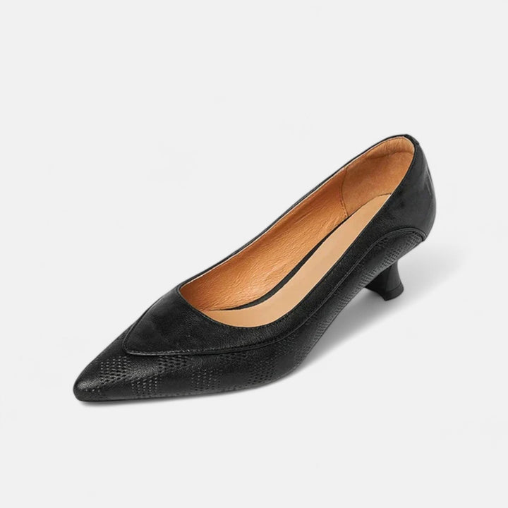 Aubrey Leather Heels