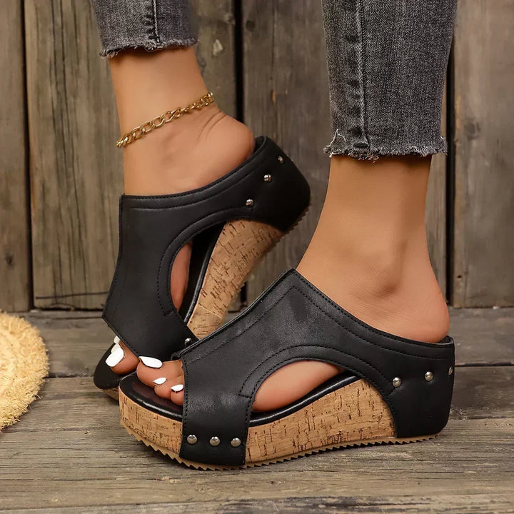 Brooke - Lumi Stud Wedges