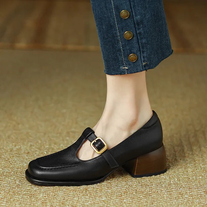 Emilia – Vintage-Style T-Strap Shoes