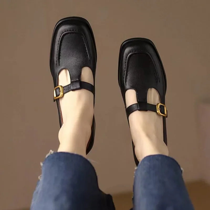 Emilia – Vintage-Style T-Strap Shoes