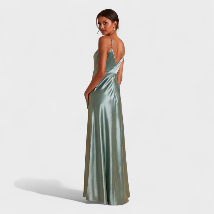 Tara - Long Satin Dress