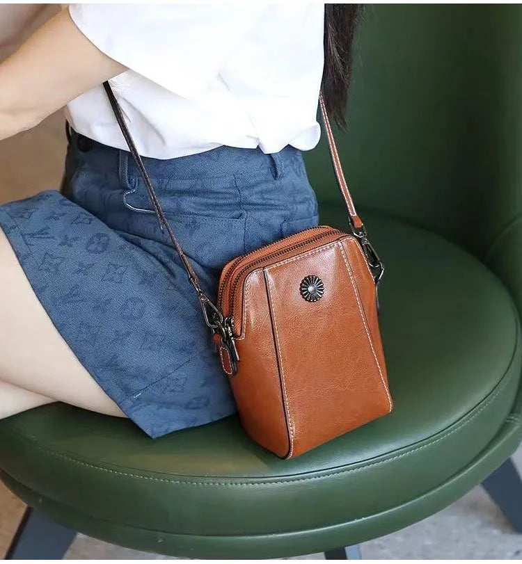 Freya - Compact Solid Color Mini Handbag