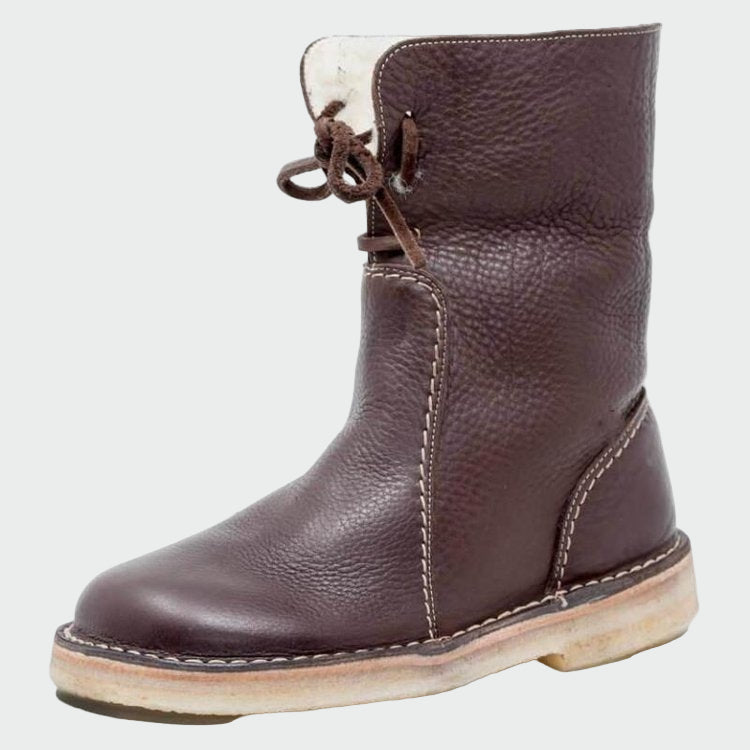 Berta | Waterproof Men's Leather Boots with Wool Lining