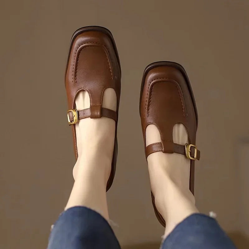 Emilia – Vintage-Style T-Strap Shoes