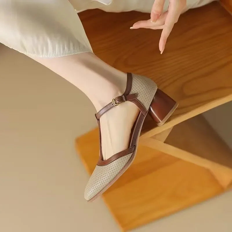 Helene – Elegant Women's Mid-Heel Shoes