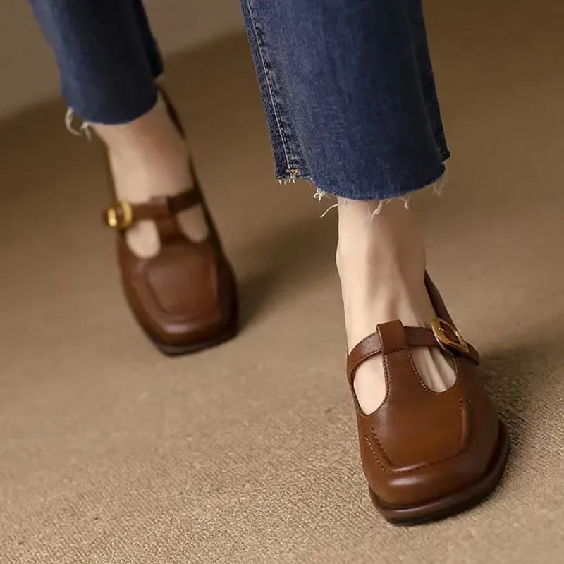 Emilia – Vintage-Style T-Strap Shoes