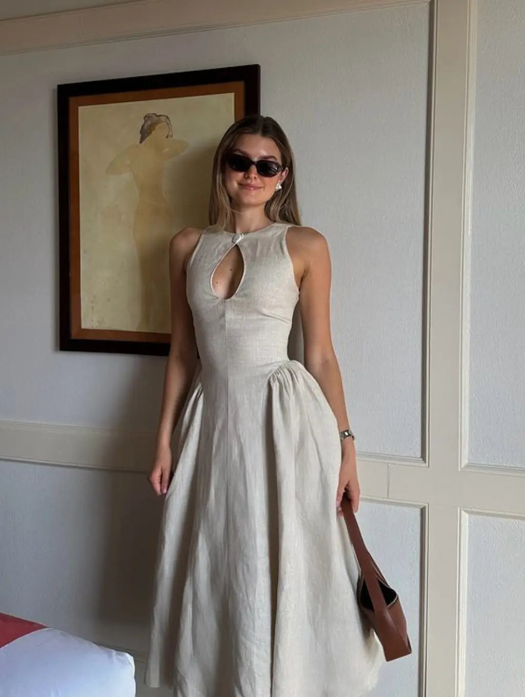 Stephanie - Elegant Midi Dress