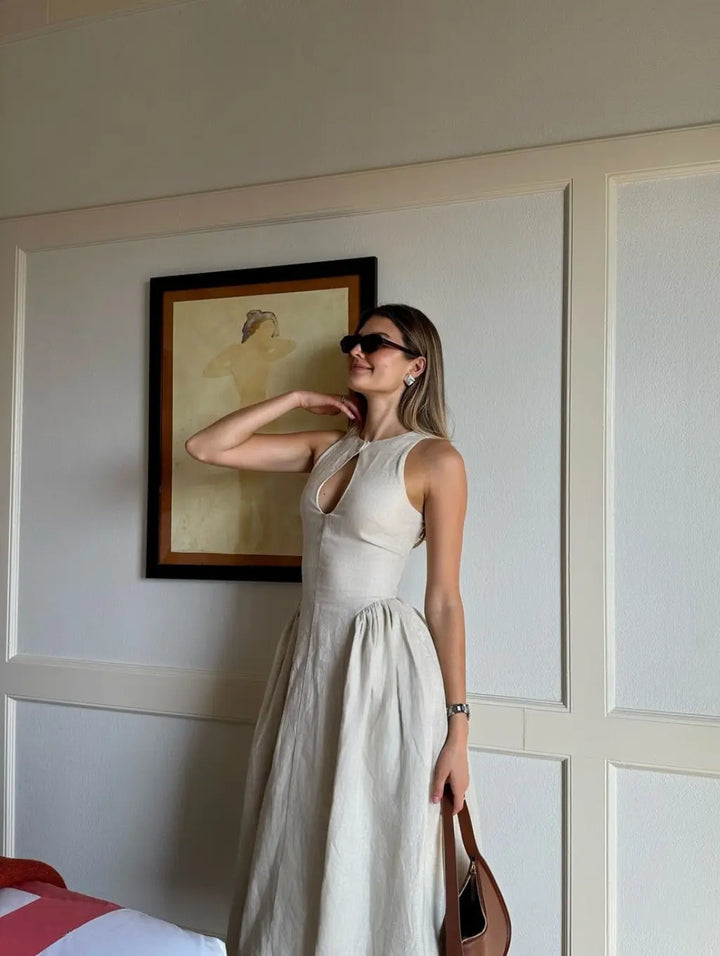 Stephanie - Elegant Midi Dress