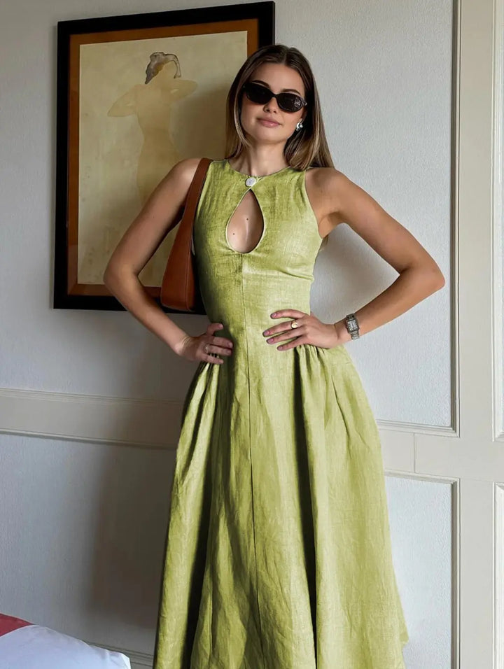 Stephanie - Elegant Midi Dress