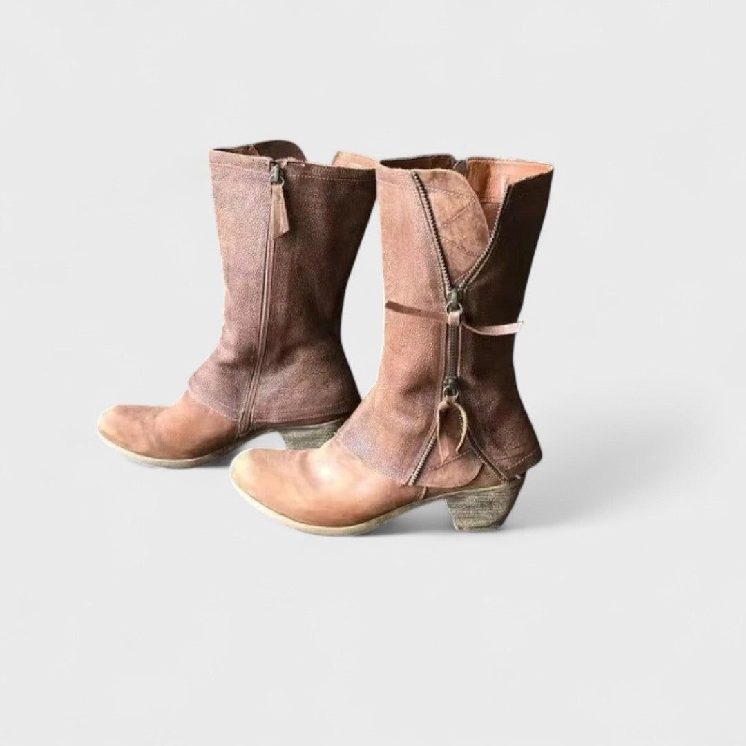 Daria | Vintage Mid-Calf Boots