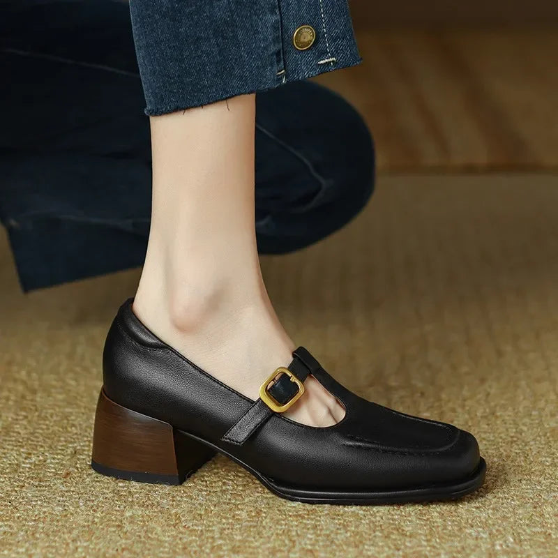 Emilia – Vintage-Style T-Strap Shoes