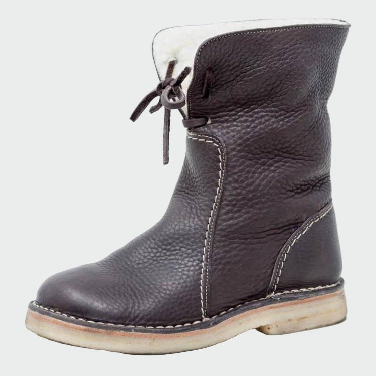 Berta | Waterproof Men's Leather Boots with Wool Lining