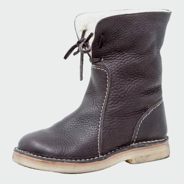 Berta | Waterproof Men's Leather Boots with Wool Lining