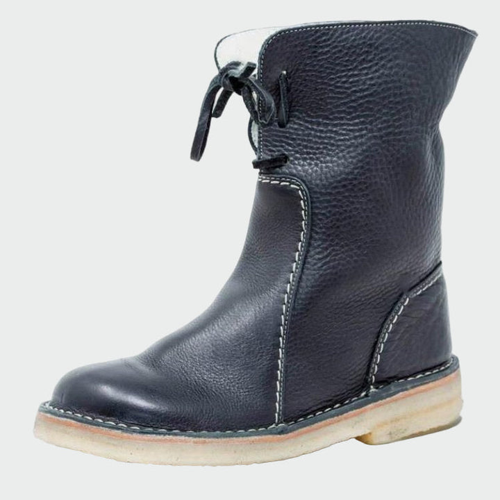 Berta | Waterproof Men's Leather Boots with Wool Lining