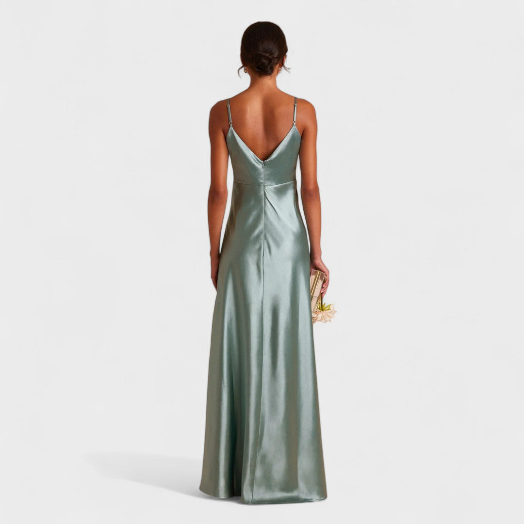 Tara - Long Satin Dress