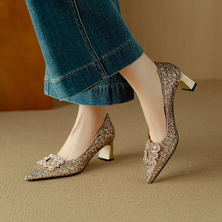 Theresa – Glitter Pumps