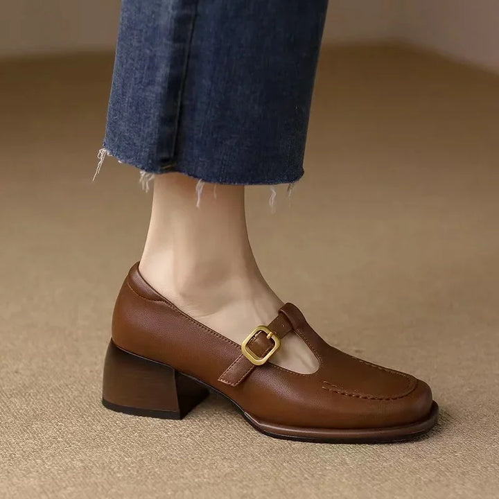 Emilia – Vintage-Style T-Strap Shoes