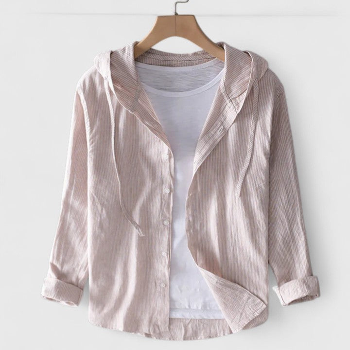 Kara - Elegant Hooded Blouse