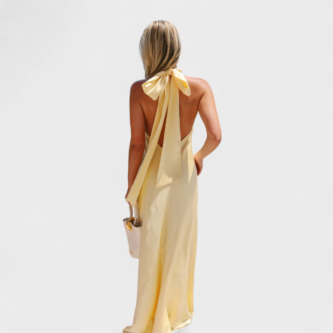 Amelia - Dress with Satin Bow