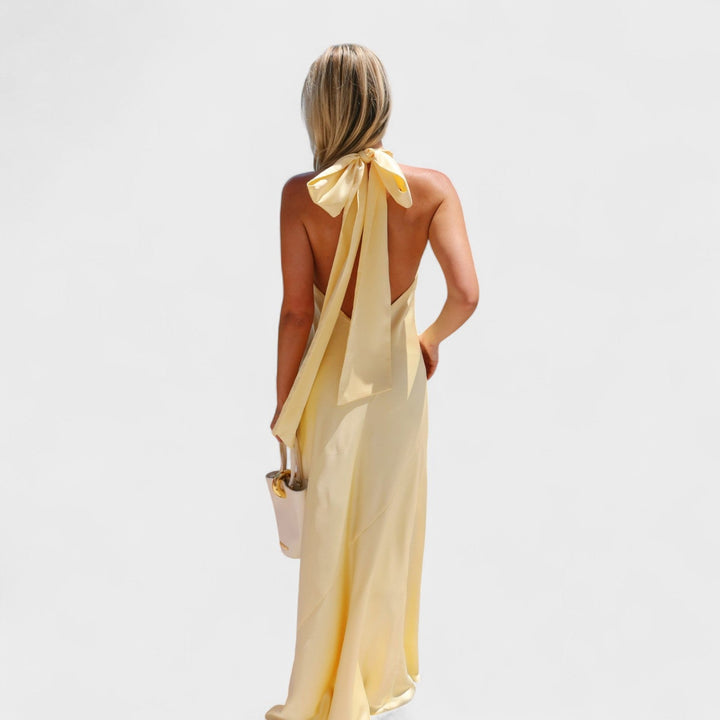 Amelia - Dress with Satin Bow