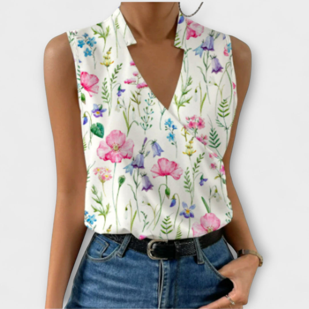 Erica - Sophisticated V-neck Top