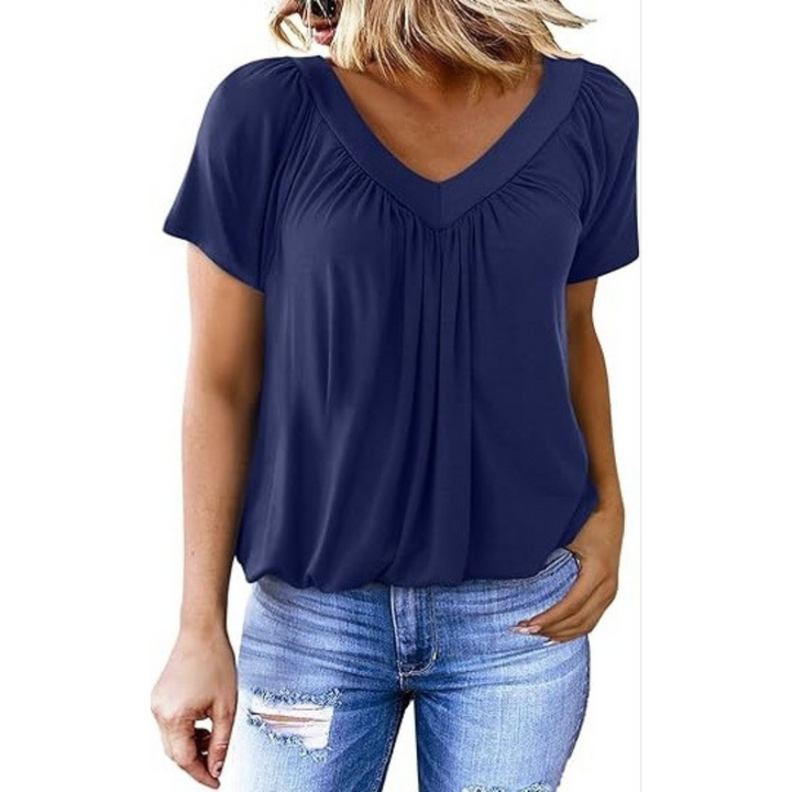 AMARA - Women Casual V-Neck Top