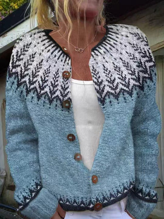 Leah - Vintage Icelandic Cardigan