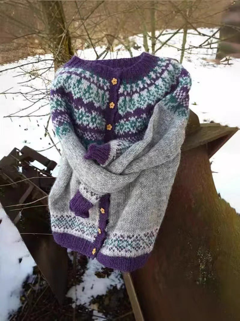Jennifer - Vintage Icelandic Cardigan