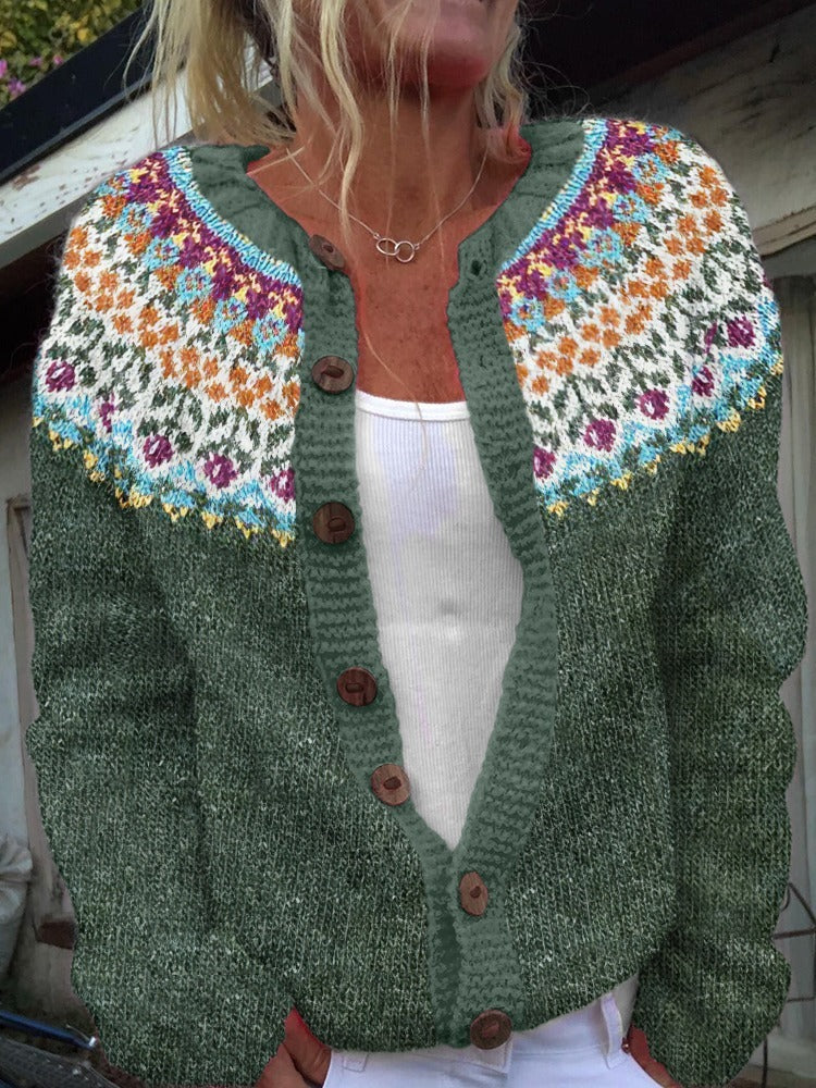 Nina - Vintage Icelandic Cardigan