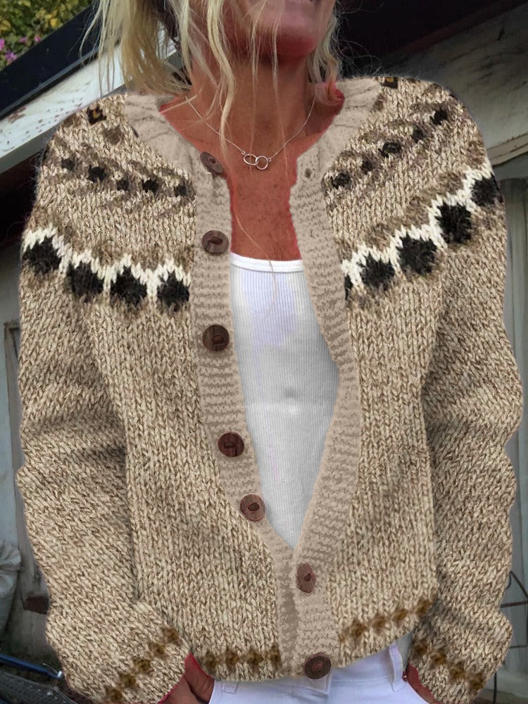 Avery - Vintage Icelandic Cardigan