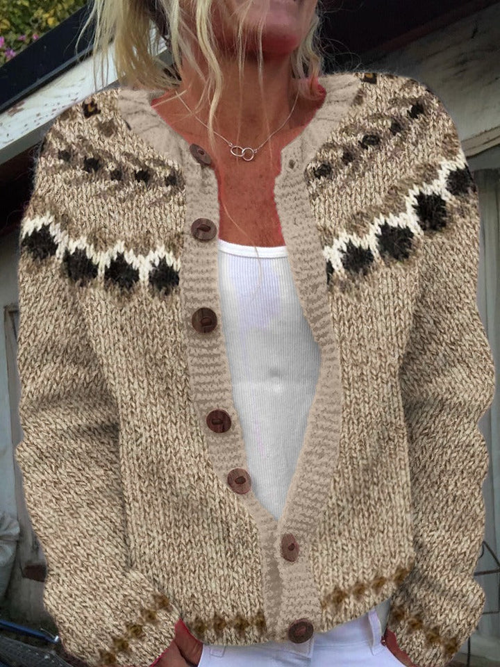 Avery - Vintage Icelandic Cardigan