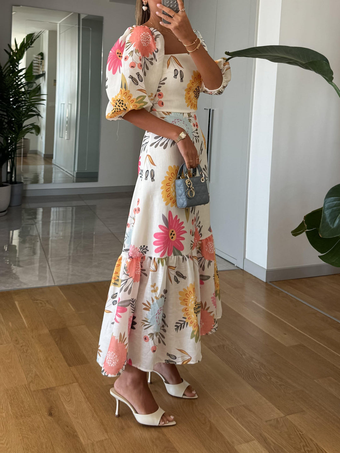 Sophia - Floral Midi Dress