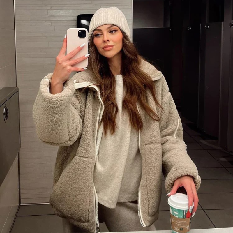 Denise - Soft Teddy Coat