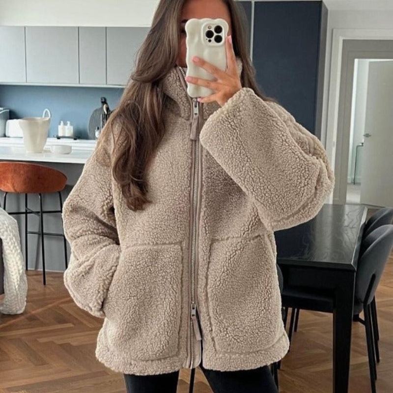Denise - Soft Teddy Coat