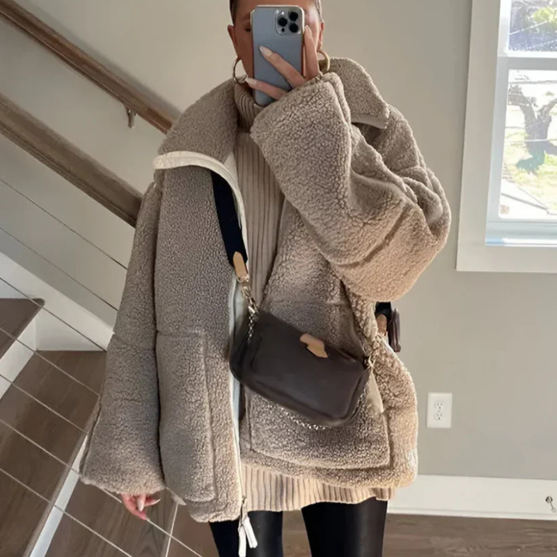 Denise - Soft Teddy Coat