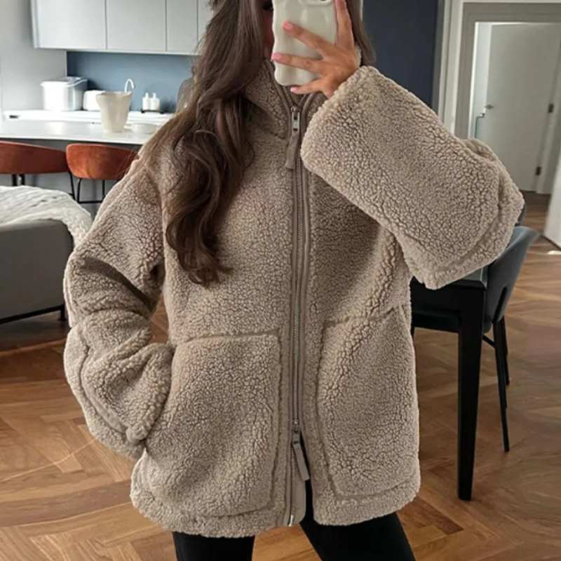 Denise - Soft Teddy Coat