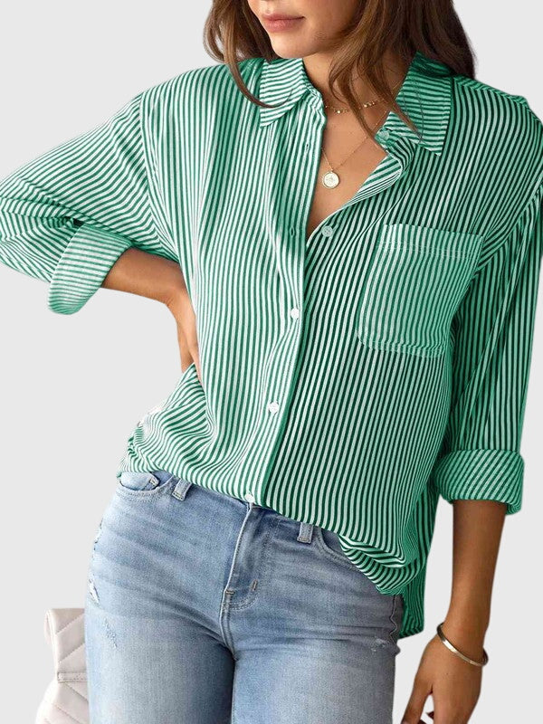 Aria - Collared Neck Shirt