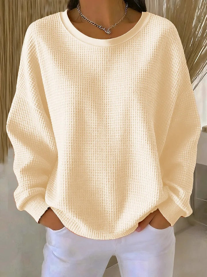 Diane | Classic Waffle Knit Sweater