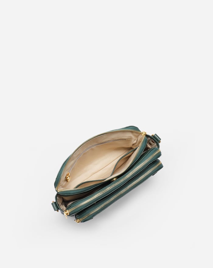 Savannah - Sleek Three-Layer Crossbody Bag