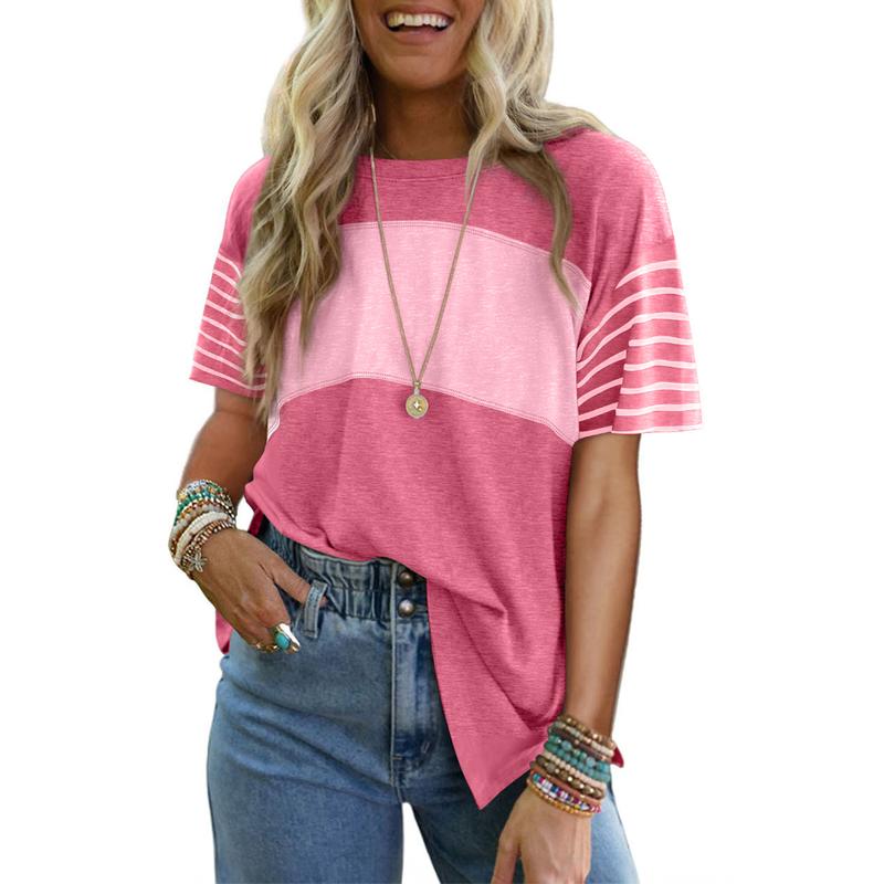 LUNA - Everyday Breathable Stripe Crewneck